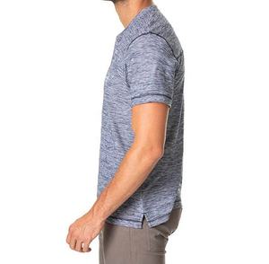 T-shirt pour homme à manches courtes, style décontracté, boutons sportifs, été, confortable, respirant, imprimé, coupe classique, 100% coton - Product Image 5
