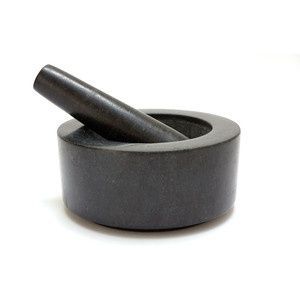 Prix de gros Mortier pour marbre en pierre naturelle avec pilon en marbre et bois Outil pour épices et herbes Ustensiles de cuisine Marbre blanc véritable - Product Image 5