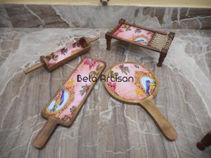 แผ่นเสียงไม้สไตล์คันทรี่บานฤดูใบไม้ผลิขนาด6สำหรับจัดแสดงอาหารและของแจกฟรี - Product Image 4