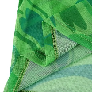 Conjunto de Top corto y falda para mujer, novedad en moda al por mayor, Sujetador deportivo de punto, manga corta, logotipo frontal, opciones de talla grande - Product Image 5