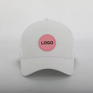 Gorra de Béisbol Trucker Lisa de Alta Calidad al por Mayor OEM, Ajustable, Deportiva, de Viaje, con Logotipo Personalizado, Perforada con Láser, Unisex - Product Image 2