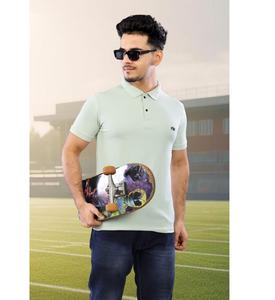 Fitted Look Half Sleeve <b>Collar</b> <b>T</b>-<b>Shirt</b> For Men Made With Skin Friendly Fabric - Product Image 4
