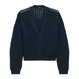 Casual Spring <b>Cardigan</b> Knitted Striped Design with <b>Button</b>-Up Long Sleeves Simple Fashion Element - Product Image 6