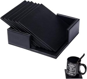 Industrial Design Leather Coaster Specially Design Most Demanding <b>Low</b> Price Use For <b>Table</b> Decor In Wedding Party Bar Restaurant - Product Image 4