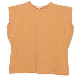 เสื้อยืดออกกำลังกายแขนกุดสำหรับผู้หญิง,เสื้อยืดแบบถักคุณภาพดีสวมใส่สบายสีพื้นบริการ OEM - Product Image 6