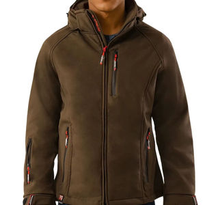 Veste d'hiver spéciale fermeture éclair en polyester pour hommes Veste d'hiver réfléchissante, respirante et stylée avec logo personnalisé - Product Image 1