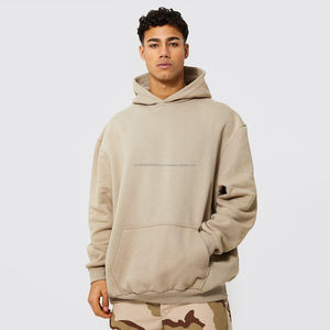 Sudaderas con Capucha de Felpa 100% Algodón Premium para Hombre, Sudaderas Extra Grandes de Invierno con Técnica de Teñido Liso - Product Image 2