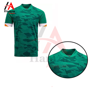 เสื้อฟุตบอลผ้าโพลีเอสเตอร์น้ำหนักเบา 180GSM แบบยืดได้ สั่งทำพิเศษ พิมพ์ลายแบบระเหิด ระบายอากาศได้ดี คอวี แขนครึ่ง - Product Image 6