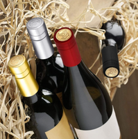 Capsules thermorétractables en PVC de haute qualité pour bouteilles de vin, ruban adhésif vertical pour l'emballage de vin et de boissons