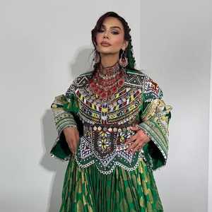 New Arrival Afghani Pakistani Wedding Party Wear Dresses for Women Heavy Embroidery Bohemian Vintage Afghan Kuchi Dresses Women - Product Image 2