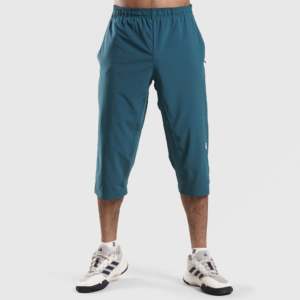 Pantalones Chinos Ligeros de Algodón 3/4 GA, Talla XL, Cintura Baja, para Hombre, con Decoración de Cremallera, Corte Recto, Color Verde Azulado, Tejido - Product Image 3