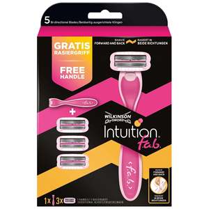 Intuition F.A.B. Value Pack 3-Piece <b>Set</b> with 3 Blades and Free <b>Razor</b> for Bikini Use - Product Image 5
