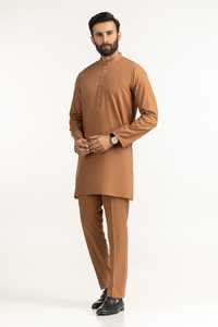 Hot Selling Indian Traditional Wear Self Design Plus Size Casual Full Sleeve Salwar Kameez <b>Men</b> Ethnic Modern High Quality - Product Image 4