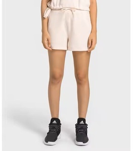 2025 Women's Classic Mini High Waist Fleece <b>Shorts</b> with Pockets New Fashion Solid <b>Pattern</b> Unisex Wholesale From Factory - Product Image 5