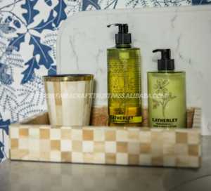 Maceta con incrustaciones Florero Maceta con incrustaciones de huesos para la decoración del hogar y la boda - Product Image 2