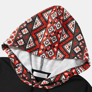 Vente en gros de basiques streetwear pour hommes, sweats à capuche en coton mélangé, logo personnalisé, sweats à capuche imprimés lourds pour hommes, sweats à capuche à épaules tombantes pour hommes - Product Image 6