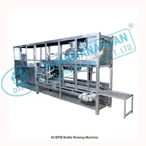 Machine de rinçage de bouteilles de 40 BPM avec une vitesse de lavage de 40 à 100 bouteilles par Min de l'exportation indienne, offre spéciale - Product Image 5