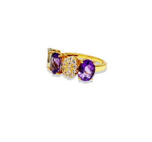 Bagues pour femmes attrayantes, faites à la main, plaquées or, argent sterling 925, faible MOQ, pierres précieuses naturelles - Product Image 2