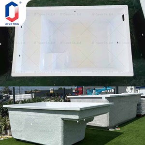 Piscina enterrada personalizada de fibra de vidrio para proyectos residenciales, comerciales y exteriores. - Product Image 2
