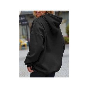 Sweat à capuche mode épais col rond sweat en coton super doux non polaire sweat à col rond - Product Image 6