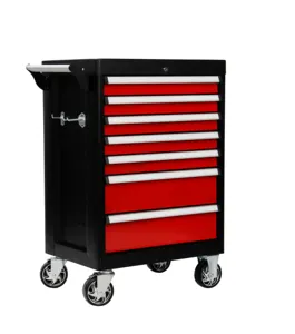 Neatly Steel Heavy Duty Tool Trolley Cabinet With 7 Drawers And 5" PP Casters For Workshop And Factory