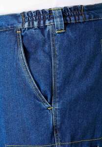 Logo personnalisé de haute qualité respirant 5 pouces Mid Streetwear Short en jean pour les hommes de grande taille été droit tricoté fabriqué au Pakistan - Product Image 3