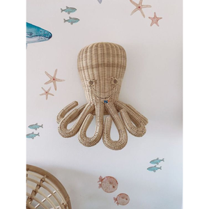 Kinsley rotin hippocampe pépinière décoration murale rotin décorations murales pour la maison en gros Vietnam artisanat fabriqué au Vietnam - Product Image 3