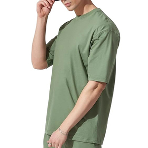 100% coton T-shirt pour hommes coupe ample imprimé hommes T-Shirt surdimensionné en gros qualité fabriqué en usine hommes T-Shirt surdimensionné - Product Image 3