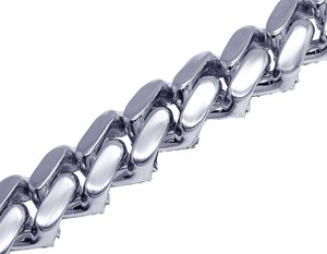 Diseño personalizado especial de alta calidad S925 plata con moissanita diamante redondo cadena cubana para hombres - Product Image 4