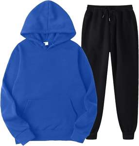 Haute Qualité Hommes XL Survêtement Femmes Long Sweat À Capuche Jogger Manches Coupe-Vent À La Mode Ensembles Logo - Product Image 2