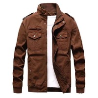 Vestes en jean élégantes pour hommes, grandes tailles, lavage personnalisé, écologiques, imperméables, réversibles, coupe-vent, décontractées, respirantes pour l'automne