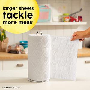Bounty Select-A-Size <b>Paper</b> Towels, White, 2 Double Rolls = 4 Regular Rolls , 64 Count (Pack of 2) - Product Image 3