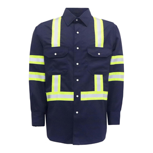 La conception la plus demandée chemise de sécurité pour hommes taux raisonnable anti-rides meilleurs modèles vente chaude chemise de sécurité pour hommes avec le dernier tissu - Product Image 1