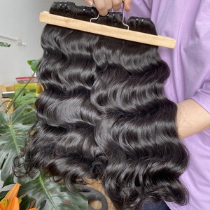 Pelucas de encaje Full HD del vendedor y extensiones de cabello de encaje completo 360 Paquete de cabello humano Estilo ondulado con cabello vietnamita - Product Image 2