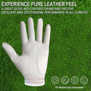 Gants de golf Cabretta personnalisés avec broderie et image de marque d'étiquette d'impression de logo personnalisé pour les professionnels et les équipes - Product Image 3