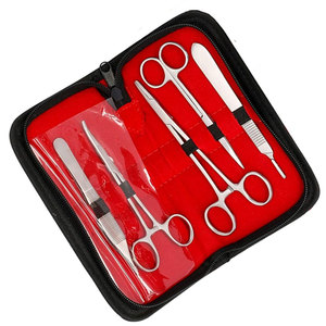 Kit de suture pour la formation chirurgicale, comprenant des ciseaux, des pinces, un coussin de suture en silicone, une aiguille, à un prix raisonnable - Product Image 4