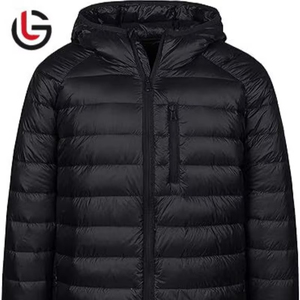 2025 Hot Selling <b>Men's</b> Winter Puffer Quilted Jacket with Hooded Collar Zipper Closure OEM Service Out Door Street Jacket For <b>Men</b> - Product Image 1