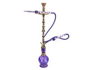 Sang trọng Shisha hookah Mô Hình 4 bộ hoàn chỉnh với sâu tay khắc tùy chỉnh thực hiện để Spec 80-100cm chiều cao thủy tinh & vật liệu đồng thau - Product Image 6