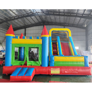 Custom Size PVC <b>Inflatable</b> Bounce House Slide Combo Commercial Grade Bouncy Bouncer Portable Kids Jumping Bed For Party Rental B - Product Image 3