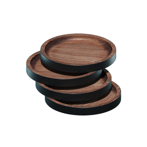 Ensemble de sous-verres en bois design fait à la main Tapis et tampons carrés en bois antidérapants pour un usage quotidien Fabriqué en Inde - Product Image 6