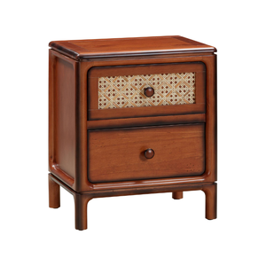 LAYTON Collection Table de chevet avec 2 tiroirs Table de chevet Meubles de chambre Fourniture directe du Vietnam Prix d'usine - Product Image 2