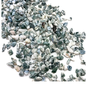 Puce d'agate d'arbre en cristal Pierre en vrac Puces de pierres précieuses brutes Puce de pierre de guérison naturelle Graviers de cristal Cailloux Agate - Product Image 2