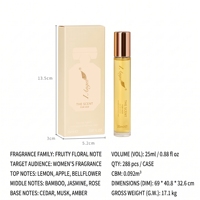 Parfum en spray de poche longue durée 25 ml, marque privée, OEM ODM, haute qualité, parfum floral moderne, emballage personnalisé pour femmes, Chine