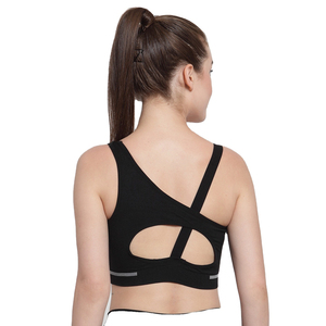 Soutien-gorge de sport sans couture à soutien élevé pour dames XL grande taille vêtements d'entraînement qualité Yoga porter une épaule haut court léger - Product Image 2