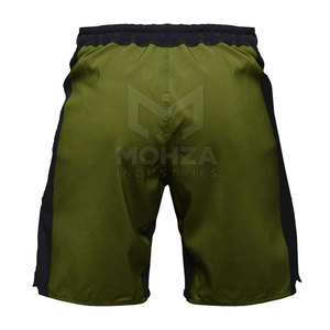 Shorts MMA fabriqués au Pakistan, prix bas, contraste de couleurs, haute qualité, confortables, logo avant, respirants, séchage rapide pour hommes - Product Image 2