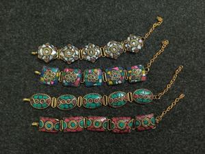 กำไลอัฟกานิสถานแบบดั้งเดิม-ทำด้วยมือสีทองสไตล์และสีต่างๆขายส่ง - Product Image 4