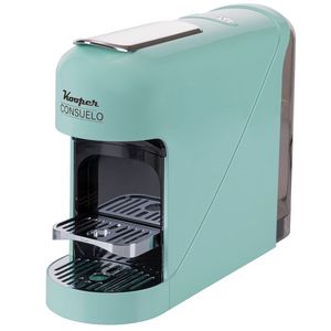 Consuelo Kooper - Cafetera Espresso Automática de 1400W, Color Aguamarina, Máquina Eléctrica para Cápsulas de Plástico - Product Image 1