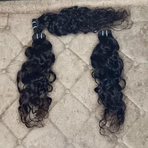 Extensions de Cheveux Humains Indiens Remy de Machine Bouclée de 24 Pouces de la Plus Haute Qualité - Product Image 3