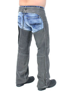 Chaps en cuir respirant pour homme avec coupe décontractée, légers, imperméables et à séchage rapide pour toutes les saisons - Product Image 5