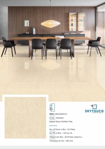 Carreaux de porcelaine de sol à effet brun indien Offre Spéciale Premium 60X60 Technique de mosaïque moderne Isolation thermique à haute brillance Gujarat - Product Image 5